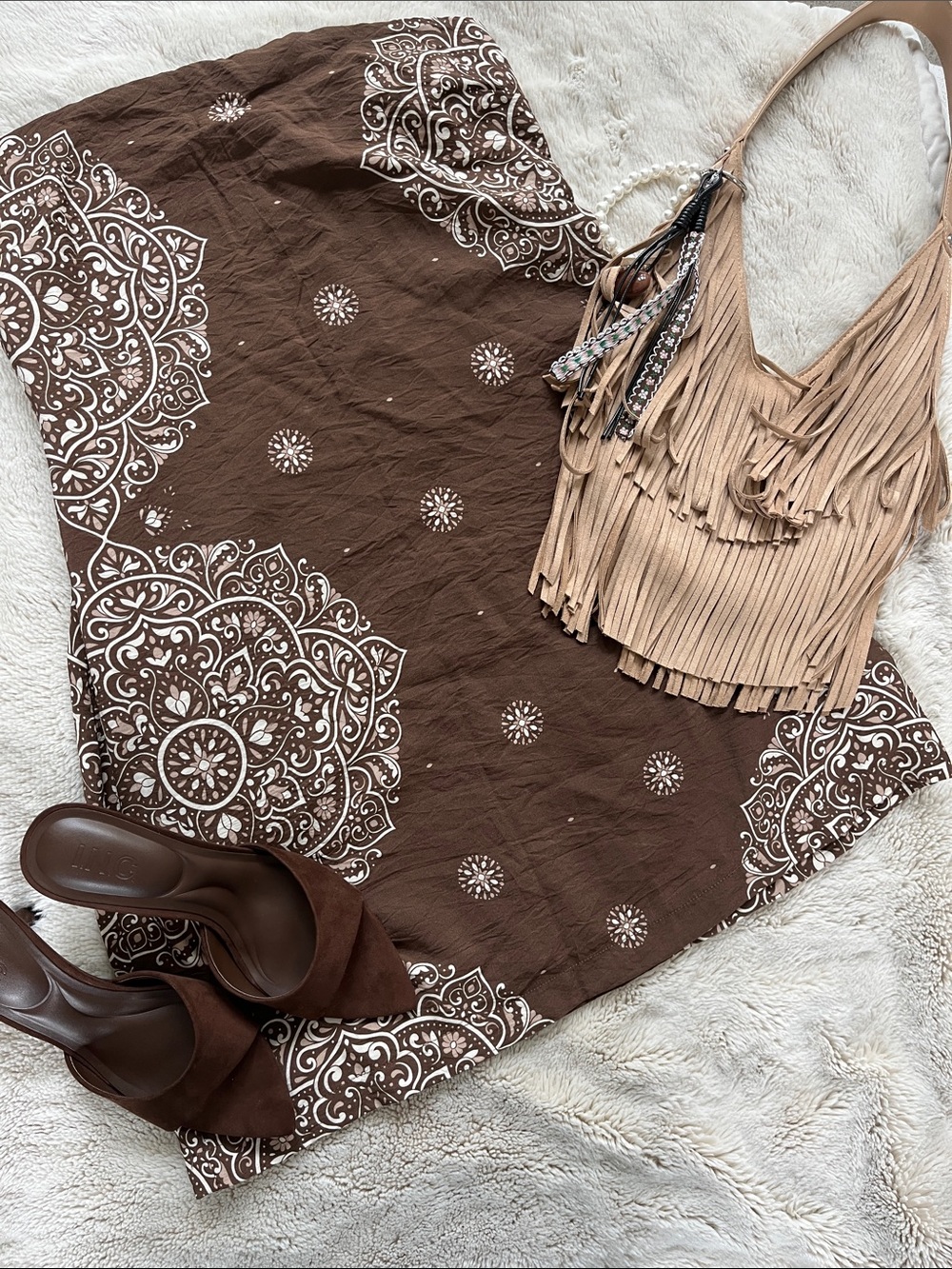 Abercrombie & Fitch Strapless Brown Mini Skort Sz-L - Picture 10 of 15